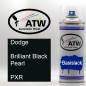 Preview: Dodge, Brilliant Black Pearl, PXR: 400ml Sprühdose, von ATW Autoteile West.